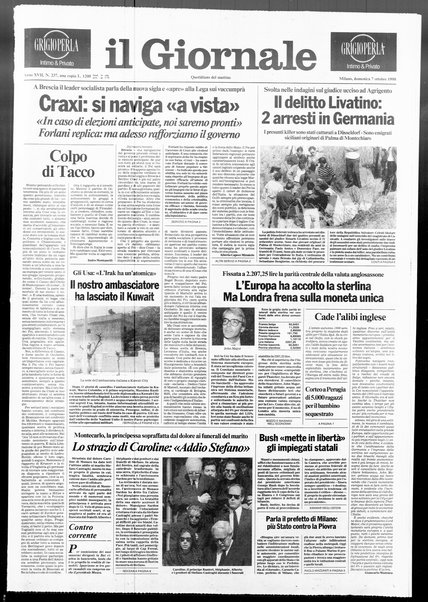 Il giornale : quotidiano del mattino